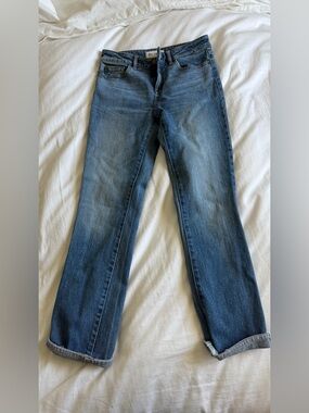 dl1961 mara instasculpt straight ankle, size 24, color is sea salt